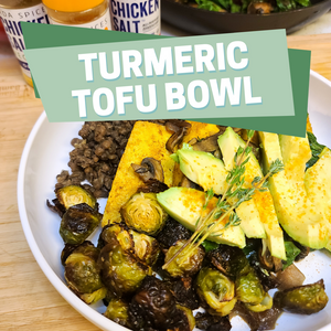 Turmeric Tofu & Mushroom Bowl