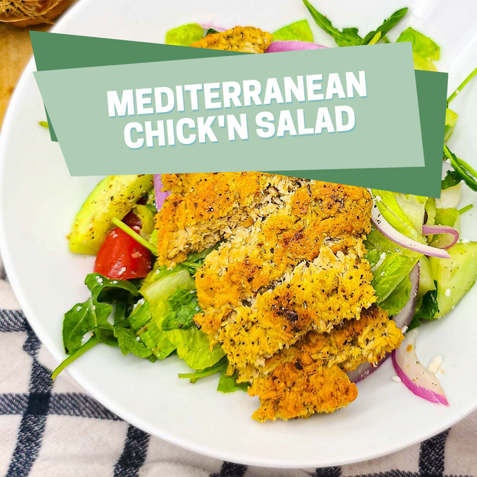 Mediterranean Chick'n Chopped Salad
