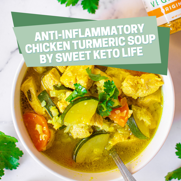 Chicken Turmeric Soup Recipe by Sweet Keto Life