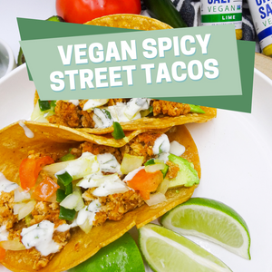 Spicy Street Tacos with Vegan Chick'n