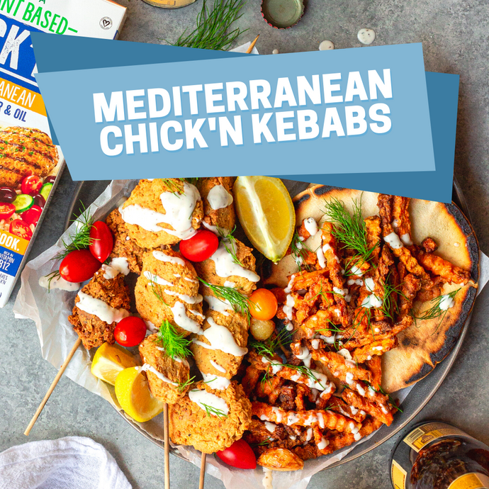 20-Minute Mediterranean Chick'n Kebabs