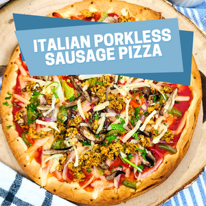 Italian Porkless Sausage Pizza