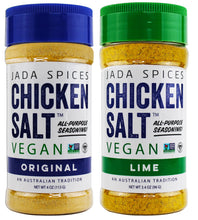 chicken salt vegan and vegetarian seasoning original and lime flavors