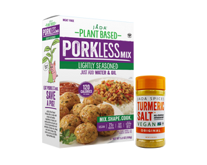 Plant-Based Porkless Lightly Seasoned Mix & Turmeric Salt