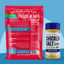 Plant-Based Mediterranean Chick'n Mix, Original Chicken Salt & Turmeric Salt