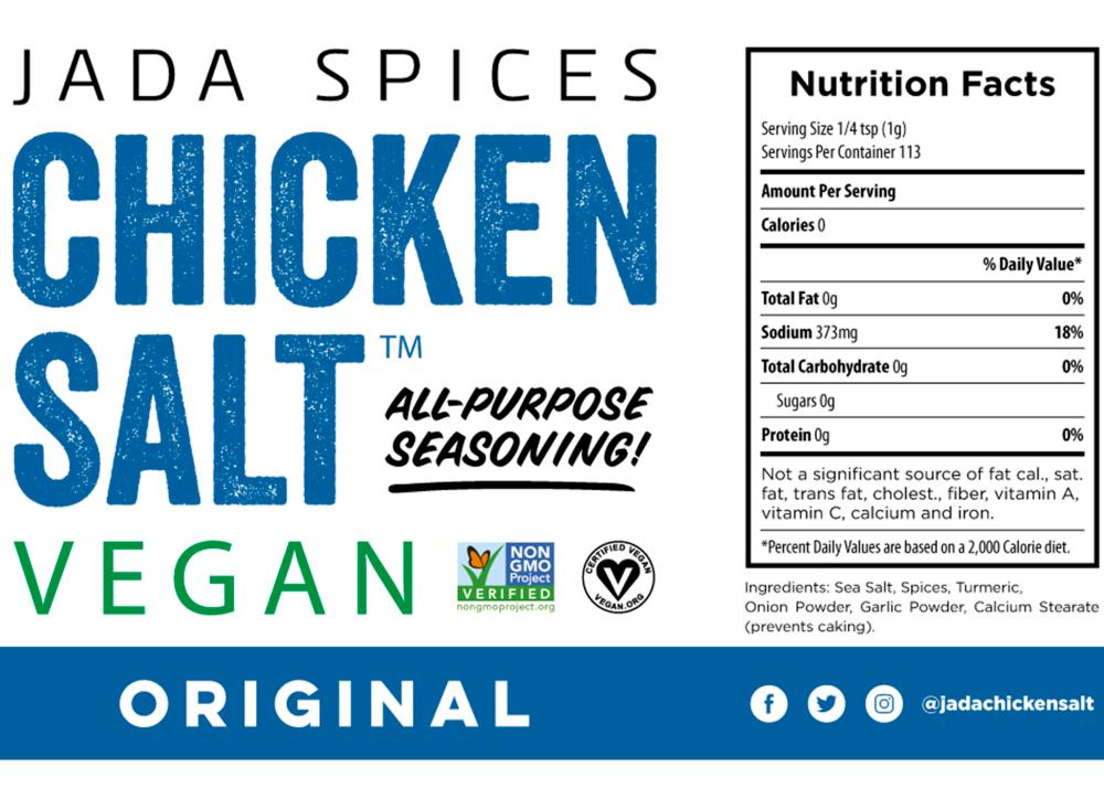 jada chicken plant based Vegan Chicken Salt