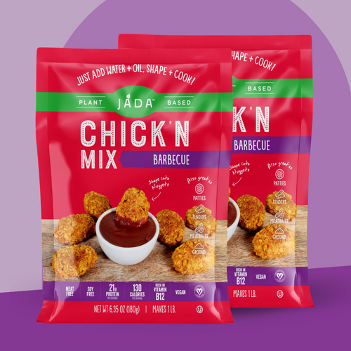 *NEW* Plant-Based Barbecue Chick'n Mix 2-Pack