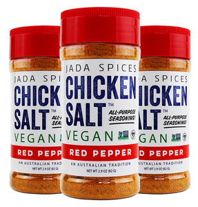 chicken salt vegan and vegetarian seasoning red pepper 3 pack flavor