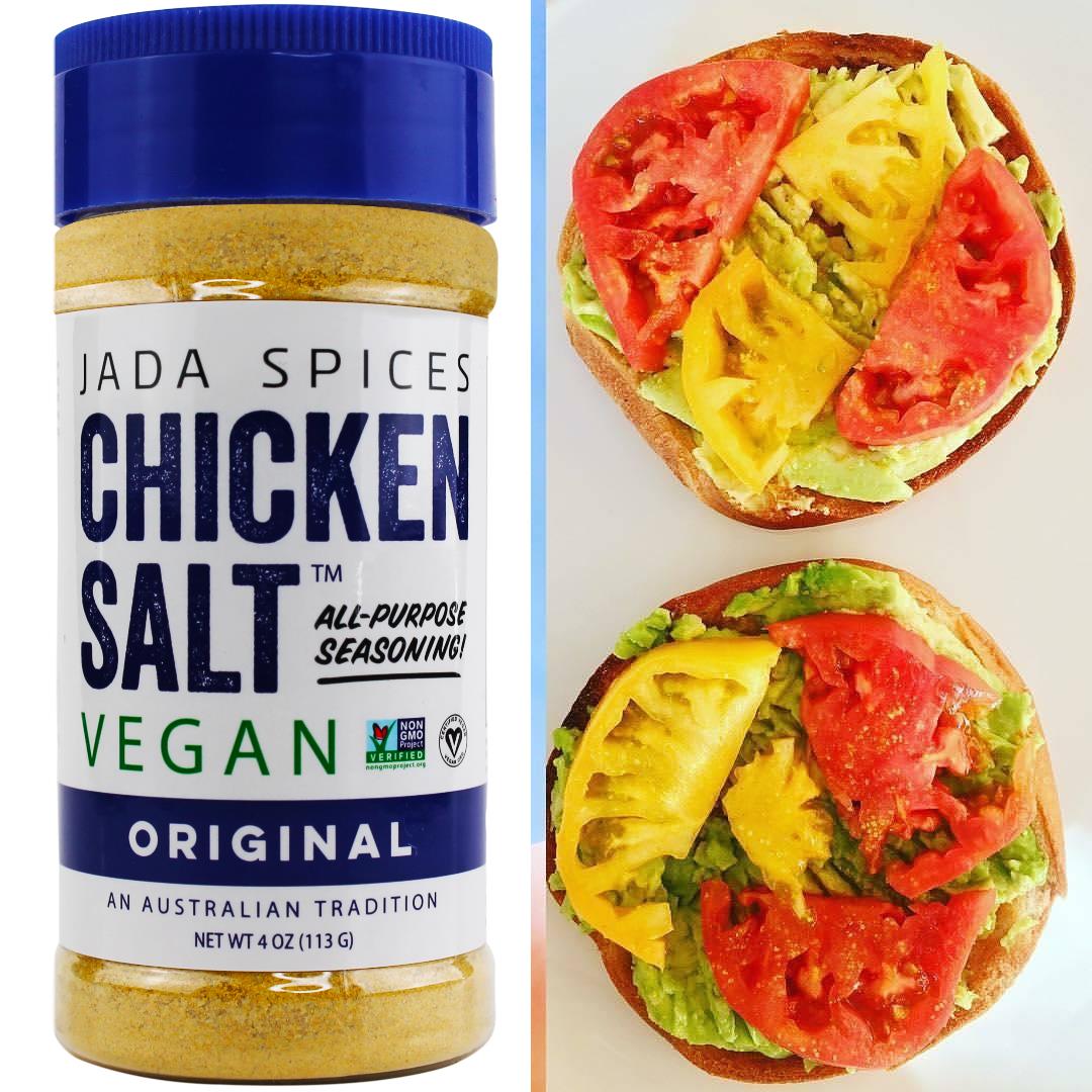 Vegan Chicken Salt - JADA SPICES, NON GMO, GLUTEN FREE, MSG FREE, TURMERIC  – JADA Brands