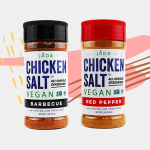 Chicken Salt Red Pepper and Barbecue Flavor - 2 Pack Combo