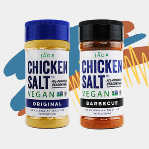 Chicken Salt Original and Barbecue Flavor - 2 Pack Combo